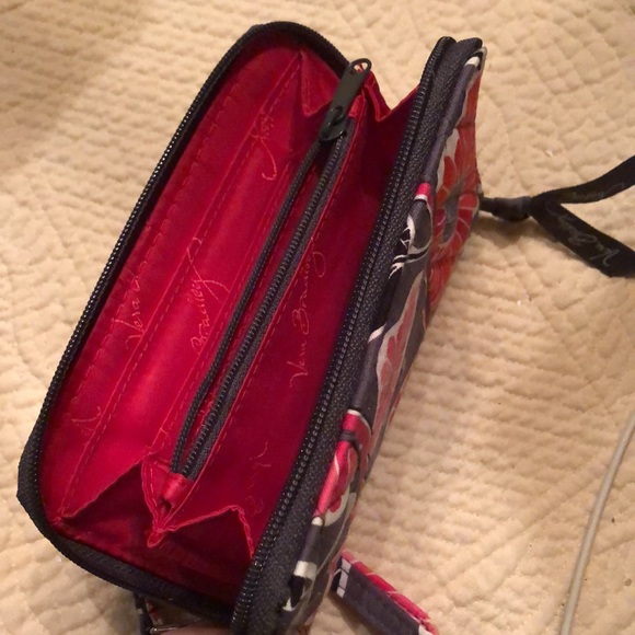 🌺 Vera Bradley Wristlet Wallet NWOT never used - Picture 4 of 8